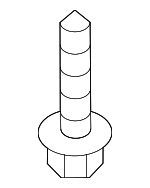 1244205207B - Body: Bumper Cover Screw for Kia: Amanti, Cadenza, Optima, Sedona, Soul, Sportage Image