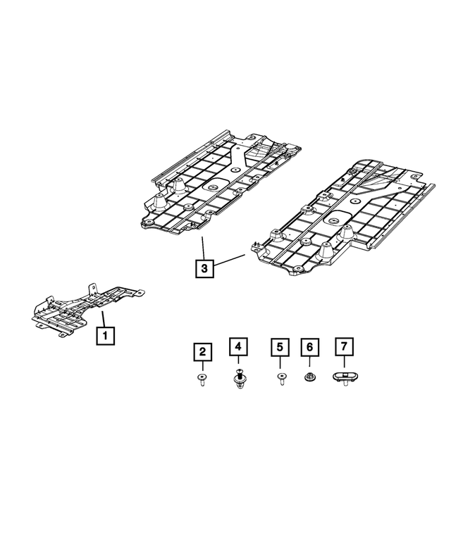 « 68424363AA – Body Sheet Metal Except Doors : Plancher Ecran, Côté Gauche pour Mopar Image »