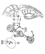 52088525AC - Rear Suspension: Suspension Bracket for Mopar Image