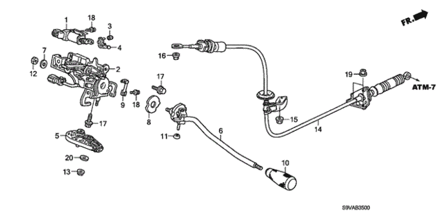 Select Lever for 2008 Honda Pilot #0