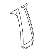 51357435454 - Body: Applique Gasket for BMW: 840i Gran Coupe, 840i xDrive Gran Coupe, M8 Gran Coupe, M850i xDrive Gran Coupe Image