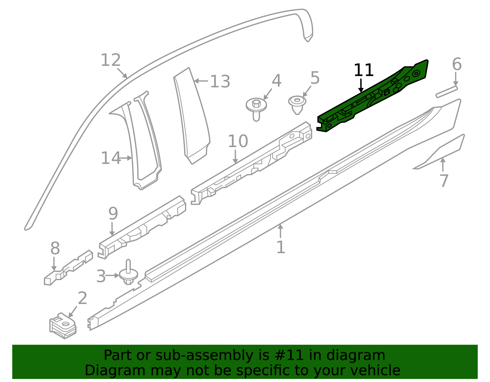 51-77-7-497-729 - High-Quality Rocker Molding Rear Support for ...