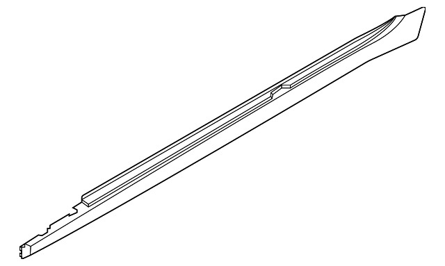 Rocker Molding - BMW (51777946678)