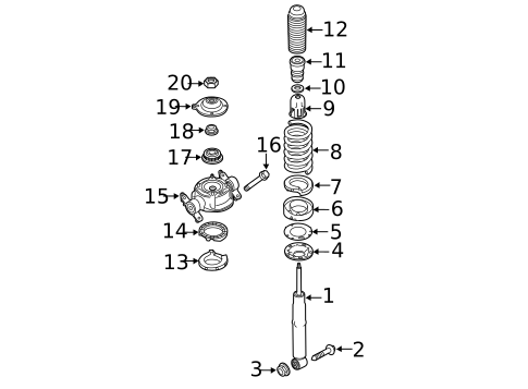 Shocks & Components for 2013 Porsche Cayenne #7