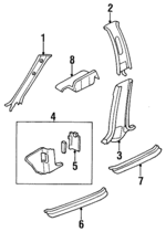 BC1D68370B09 - : Cowl Trim for Mazda: Protege Image