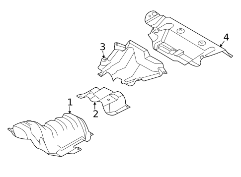 Heat Shields for 2023 Ford Escape #0