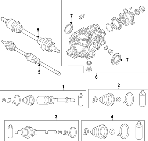 Axle Shafts & Joints for 2025 Mazda CX-70 #0