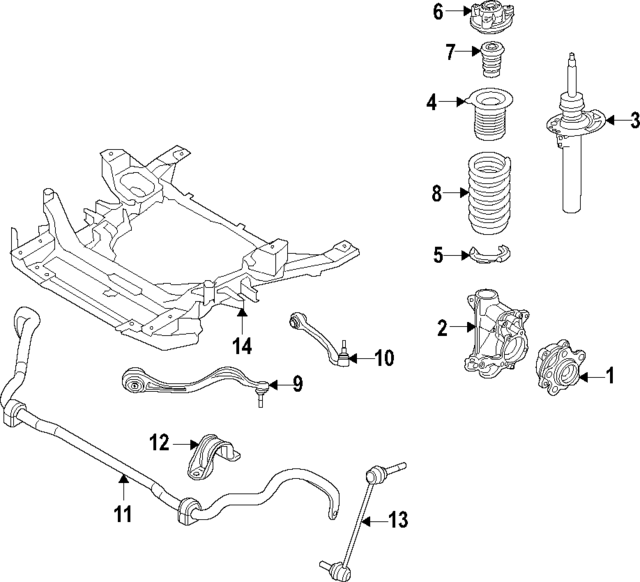 31305A56448 - : Stabilizer Bar for BMW Image