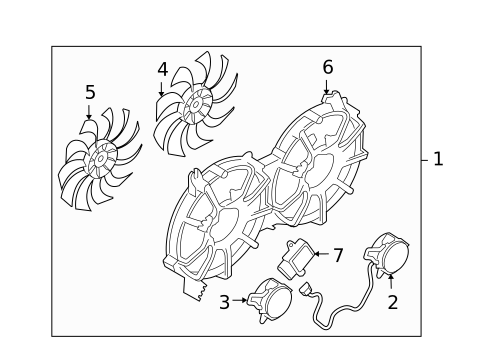 Cooling Fan for 2010 INFINITI FX50 #0