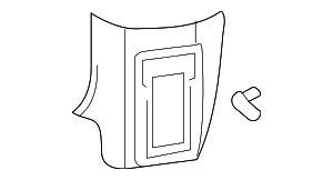 99755110100T10 - : Kick Panel Trim for Porsche Image