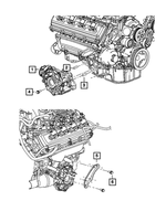 6104219AA - All Wheel Drive; Differential and Drive Line: Hex Flange Head Bolt, Mounting for Mopar Image
