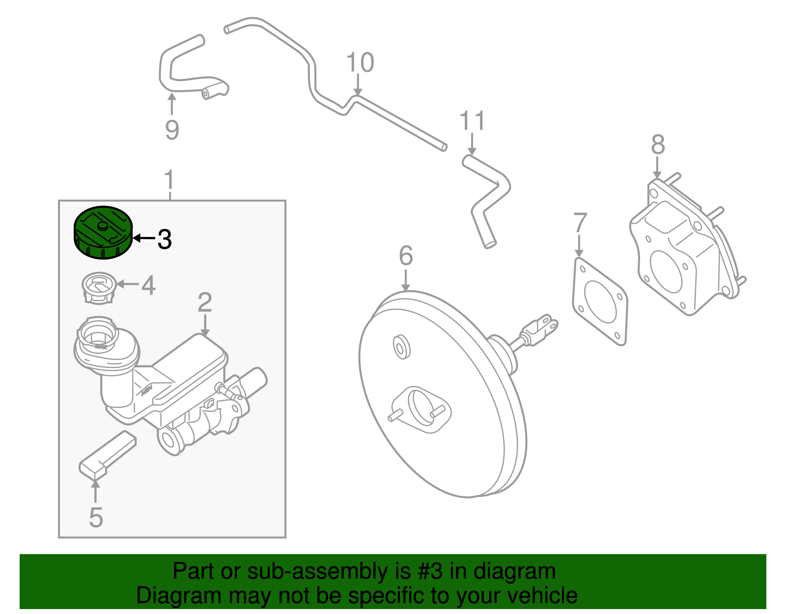 2015-2023 Nissan Reservoir Cap 46020-4BA0A | My Nissan Part