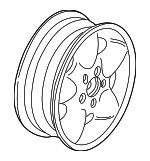 RRC504630MNH - : Wheel, Alloy for Land-Rover Image