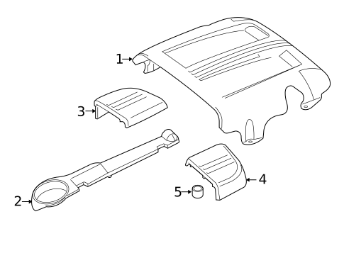 Engine Appearance Cover for 2021 Mercedes-Benz C63 AMG S #0