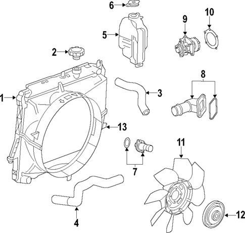 Cooling System for 2005 Chevrolet Colorado #0