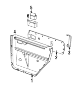 443853765 - Body: Molding for Audi: 5000, 5000 Quattro Image