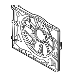 17427533276 - Cooling System: Fan Shroud for BMW: 128i, 135i, 135is, 325i, 325xi, 328i, 328i xDrive, 328xi, 330i, 330xi, M3 Image