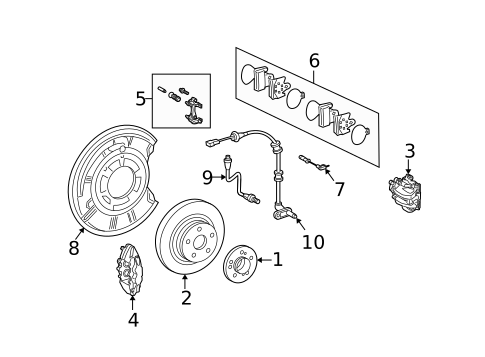 Brake Components for 2009 Mercedes-Benz SL63 AMG #0