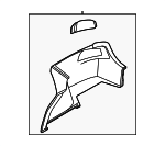 85730L2200WK - Body: Trunk Side Trim for Kia: K5 Image