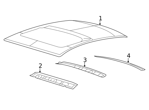Roof & Components for 2012 Lincoln MKZ #0