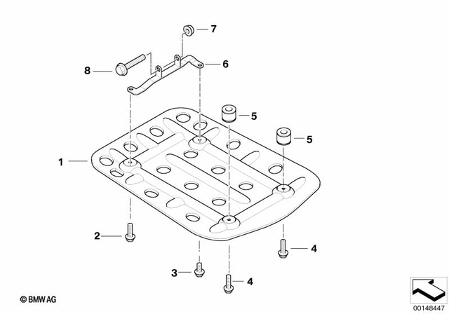 11117717743 - Engine: Underride Protection -  for BMW-Motorrad Image