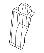 FL7Z7866600CA - Body: Seat Back Cover for Lincoln: Navigator Image