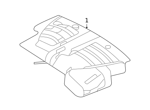 Engine Appearance Cover for 2005 Lincoln Aviator #0