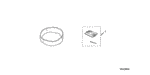 8U98SM4100R1 - Accessory Components: THREAD SET (BLACK) for Honda Image
