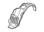 868122D000 - Body: Fender Liner for Hyundai Image