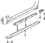 21112412 - Body: Rocker Molding for GM Image