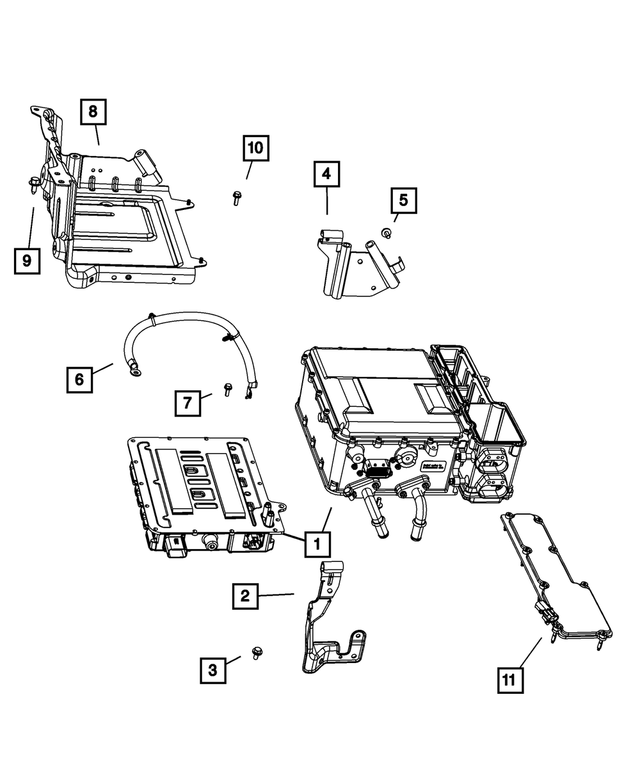 5190045AD - : Totally Integrated Power Module Cover for Mopar Image
