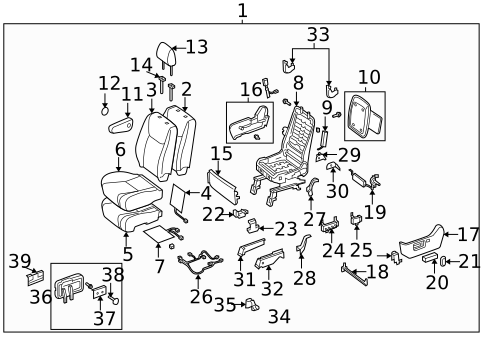 Power Seats for 2008 Toyota Sienna #2