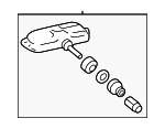 4260733050 - Electrical: TPMS Sensor for Toyota: C-HR, Camry, Prius, Prius AWD-e, Prius Prime, RAV4 Image