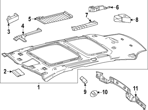 Interior Trim - Roof for 2025 Mercedes-Benz GLC63 AMG S E Performance #2