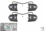 61317856948 - Vehicle Electrical System: Switch, Mf Steering Wheel, M-Sport for BMW Image