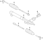 369551 - Steering: ACDelcoâ„¢ Outer Tie Rod for GM Image