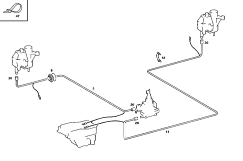 Central Locking System for 1991 Mercedes-Benz 560SEL #1