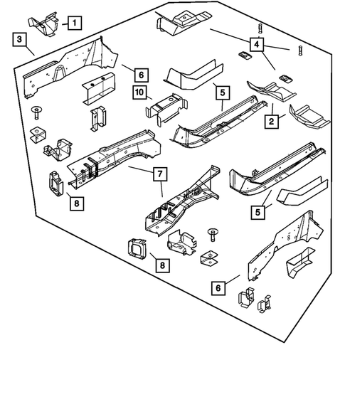 Frames for 2008 Chrysler Pacifica #0