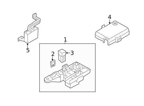 Electrical Components for 2012 Hyundai Genesis #3