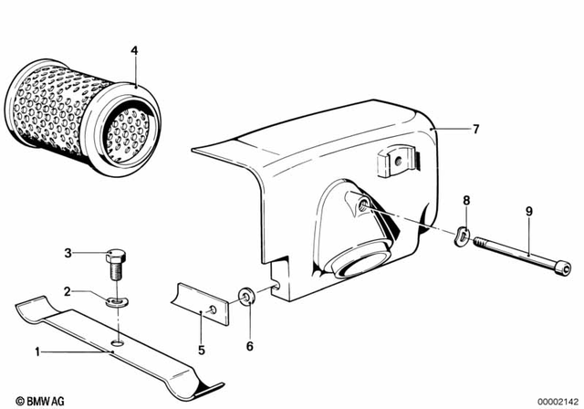 13721251048 - : Air Filter Element for BMW-Motorrad Image