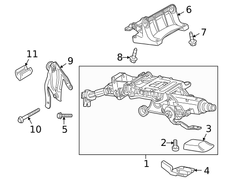 Steering Column Assembly for 2012 Audi TT RS Quattro #0