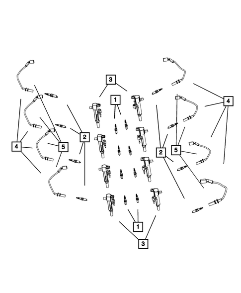Ignition - Spark Plugs, Cables, Coils, and Glow Plugs for 2009 Jeep Commander #0