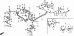 46380SH3000 - Chassis: GROMMET A, BRAKE PIPE for Honda Image