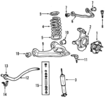 540618 - Suspension: ACDelcoâ„¢ Shock Absorber for GM Image