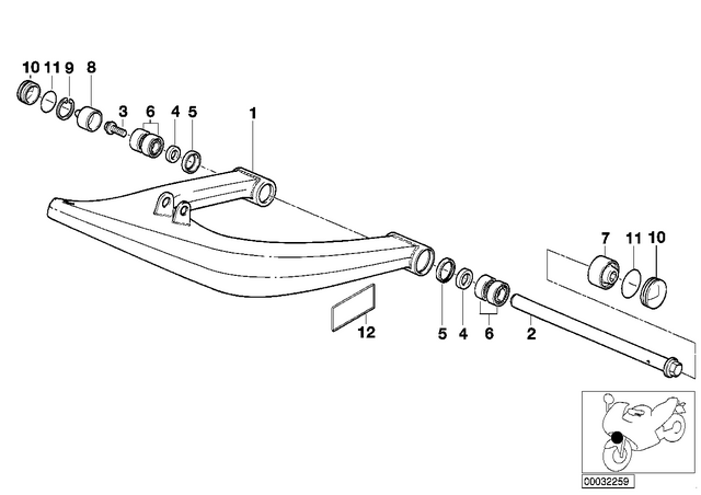 31422314724 - : Grooved Ball Bearing - 17X40X12 for BMW-Motorrad Image