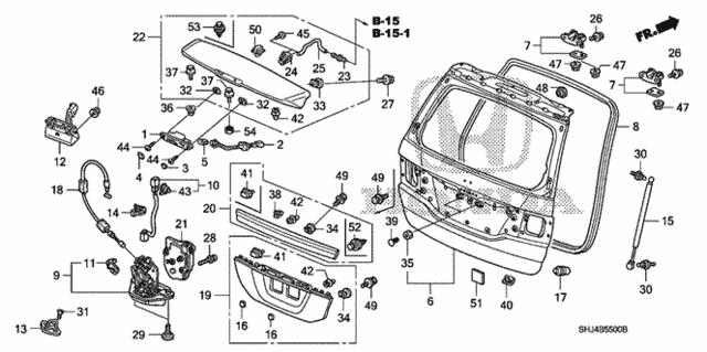 Tailgate for 2007 Honda Odyssey #0