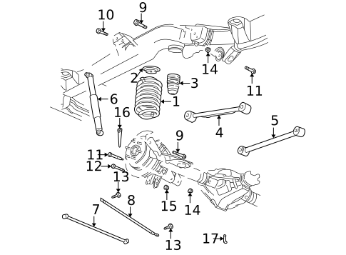 Suspension, Springs & Related Components for 2005 Buick Rainier #1