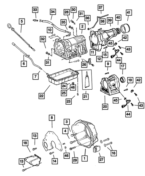Case and Extension for 2001 Jeep Cherokee #0