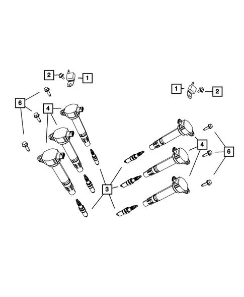 Ignition - Spark Plugs, Cables, Coils, and Glow Plugs for 2013 Dodge Charger #0