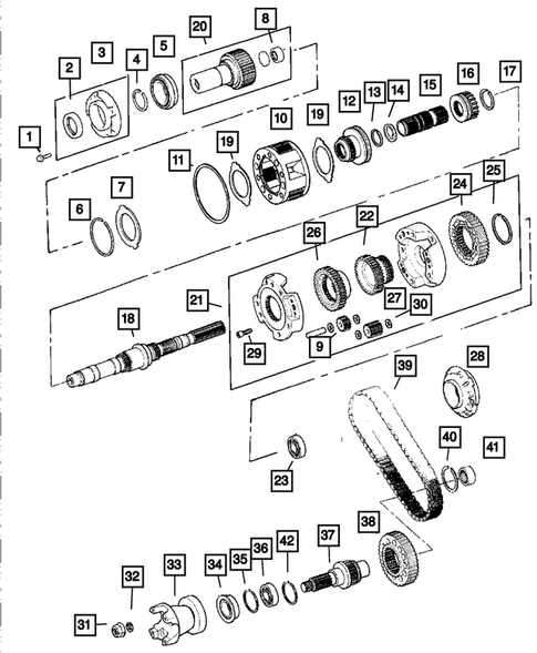 Gear Train for 2007 Dodge Dakota #0